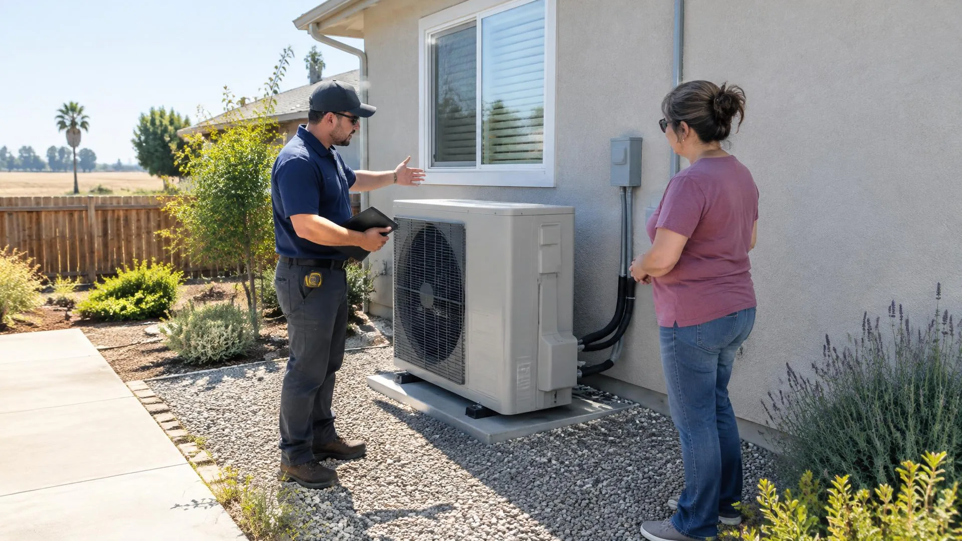 Air distribution assessment for a Chowchilla heat pump electrification plan