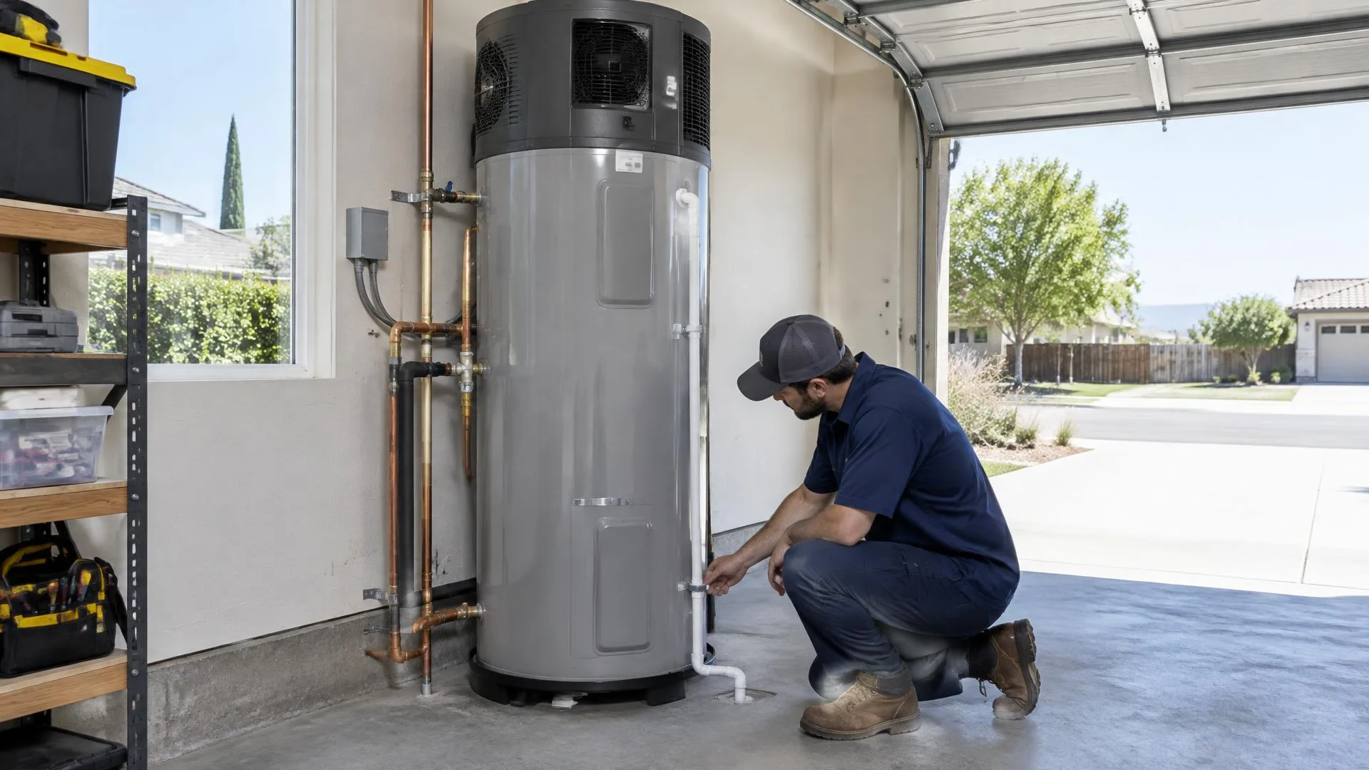 Model-specific operating mode explanation for a Turlock heat pump water heater