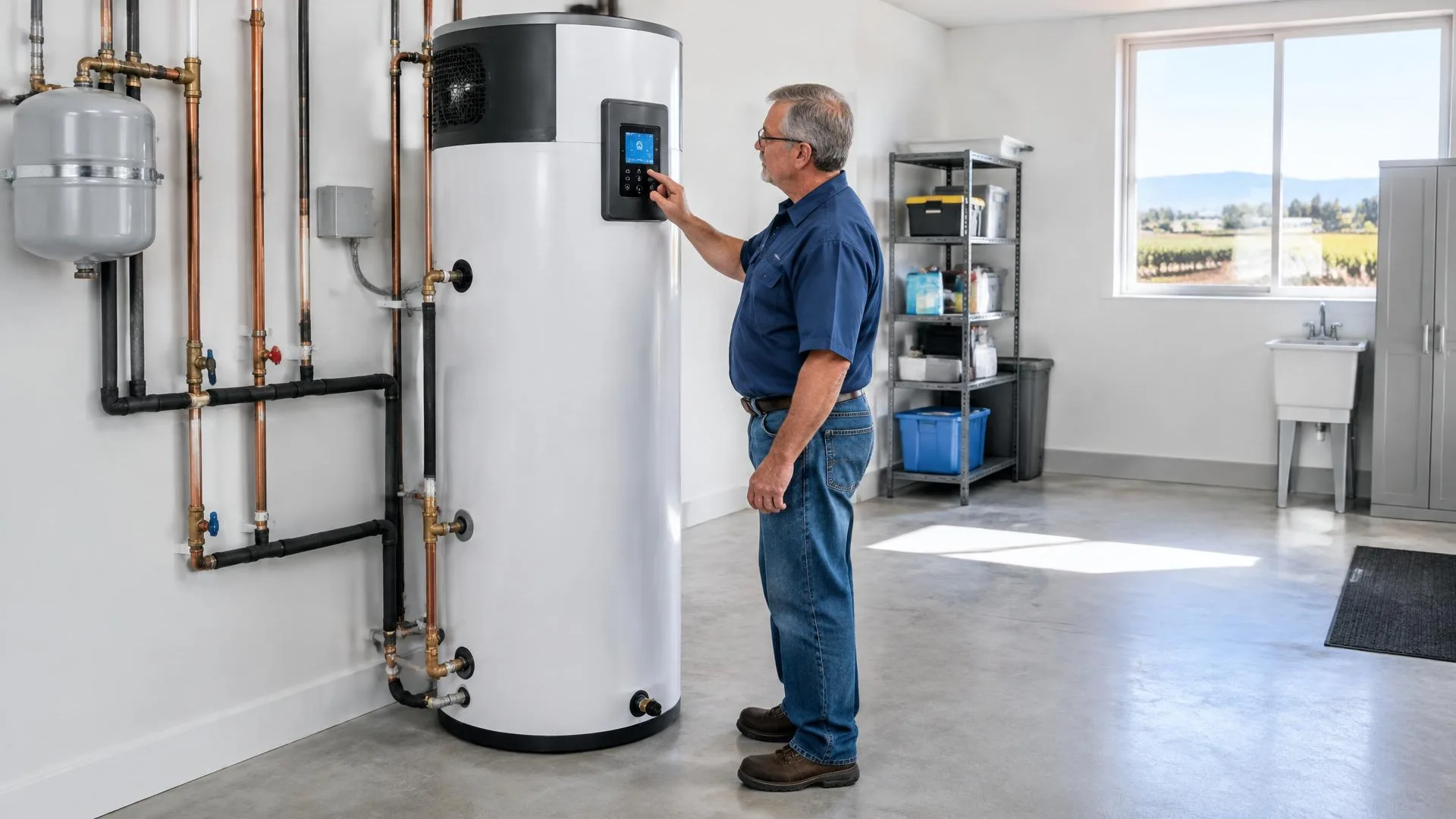 Storage and recovery sizing discussion for a Chowchilla heat pump water heater