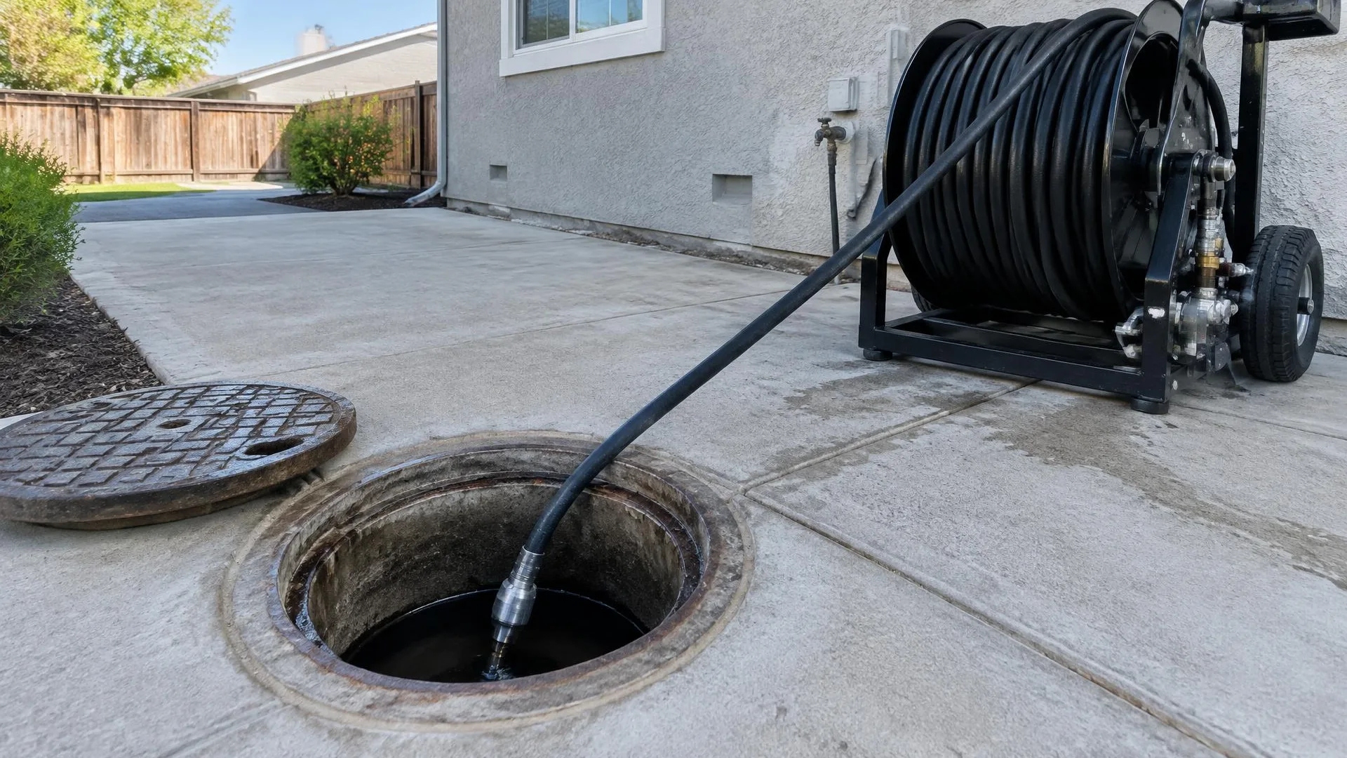 Plumber clearing a kitchen drain that keeps clogging repeatedly