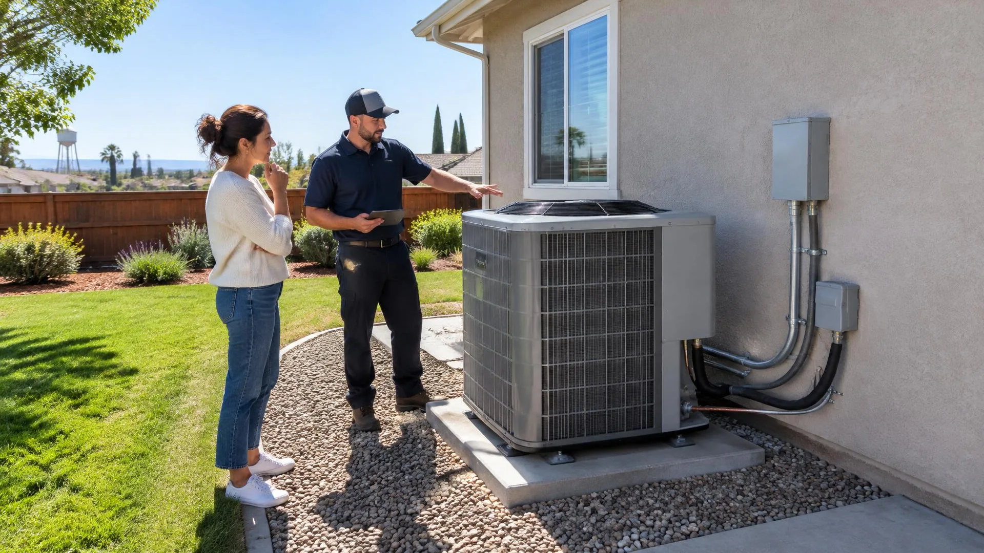 Coordinated heating and cooling planning for a Modesto electrification project