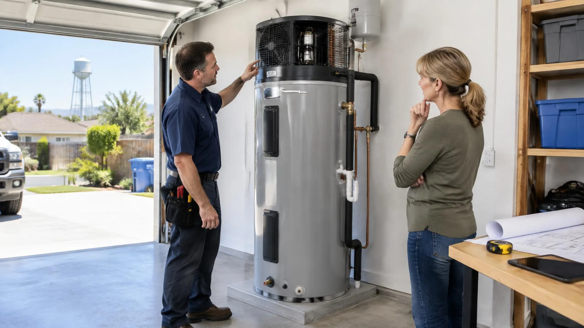 Water heating assessment within an Atwater home electrification plan
