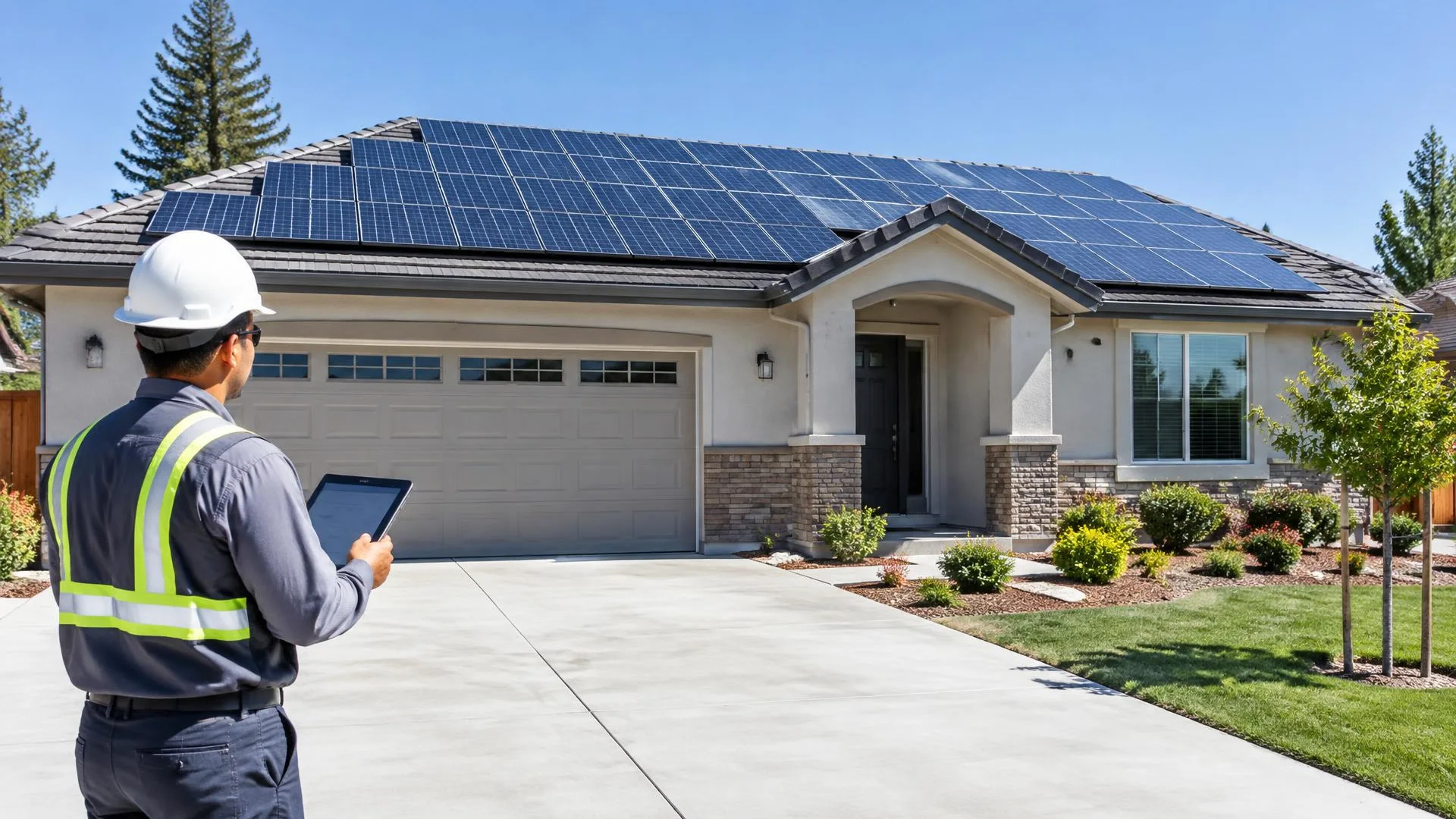 Homeowner reviewing a clearly itemized residential solar proposal in Madera