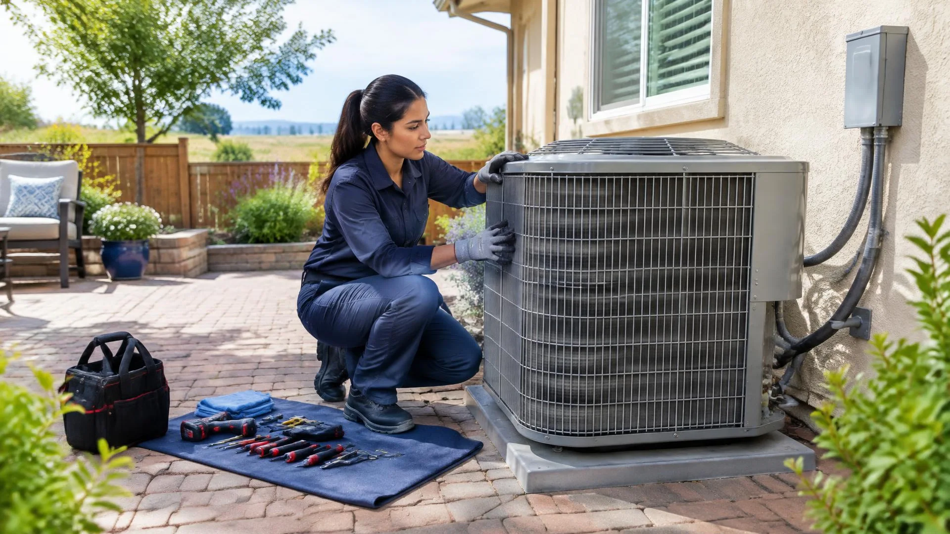 Cooling system components checked during routine maintenance
