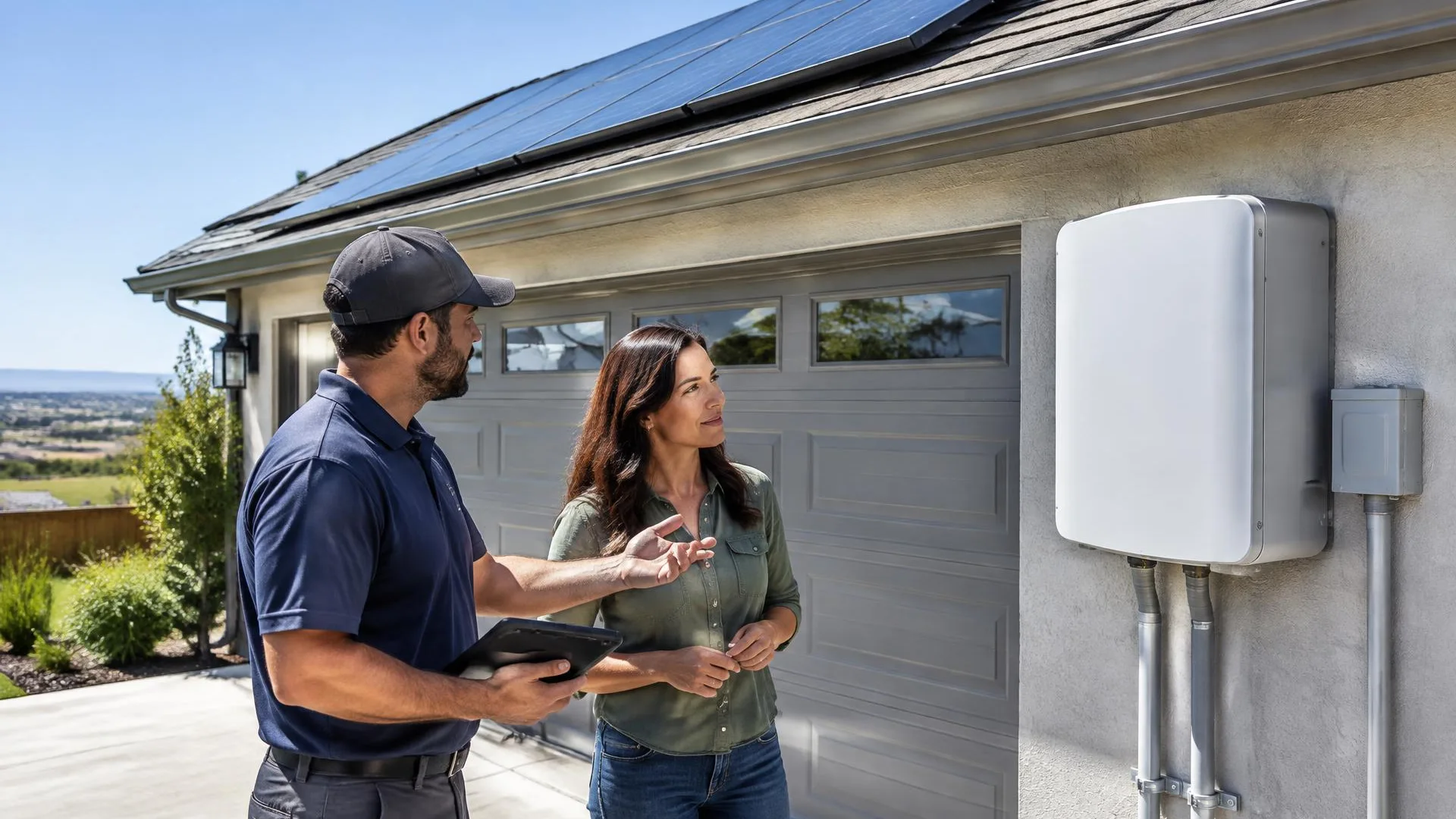 Household electricity usage records informing a Turlock solar system design